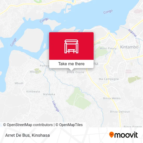 Arret De Bus map