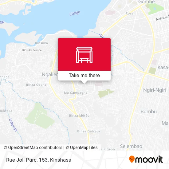 Rue Joli Parc, 153 map