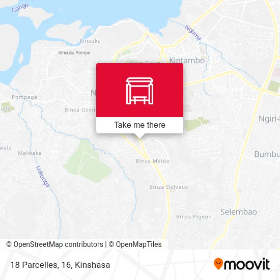 18 Parcelles, 16 map