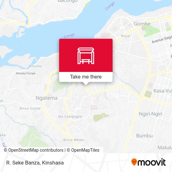 R. Seke Banza map