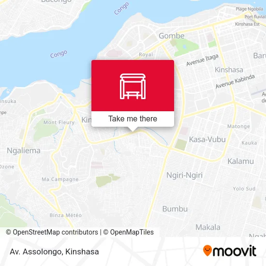 Av. Assolongo map