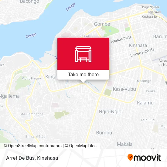 Arret De Bus map