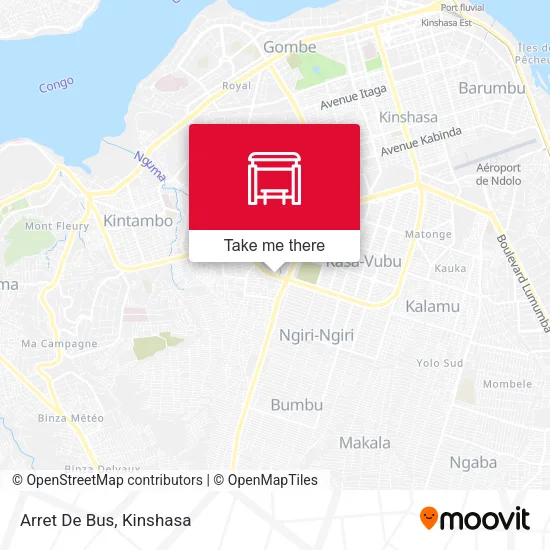 Arret De Bus map