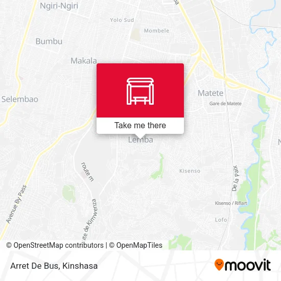 Arret De Bus map