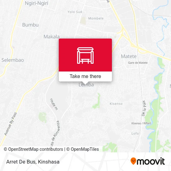 Arret De Bus map