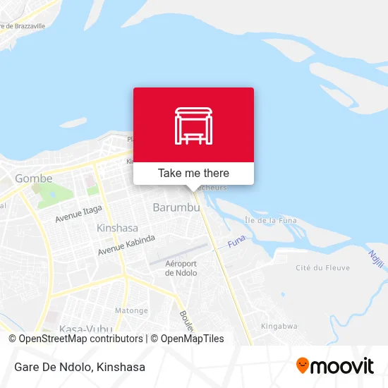 Gare De Ndolo map