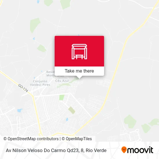 Av Nilson Veloso Do Carmo Qd23, 8 map
