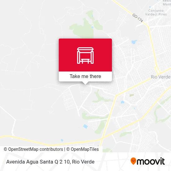 Avenida Agua Santa Q 2 10 map