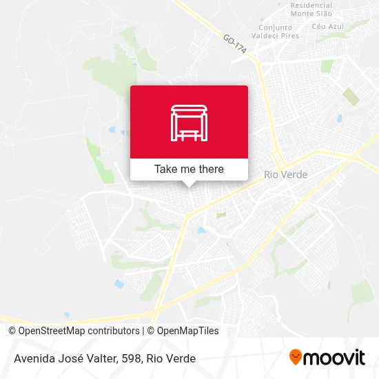 Avenida José Valter, 598 map
