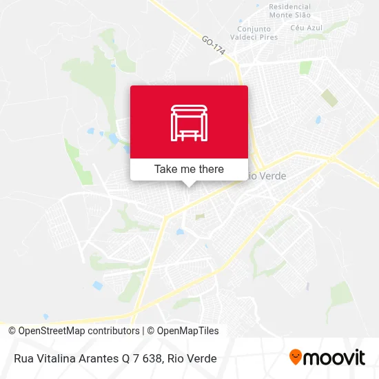 Rua Vitalina Arantes Q 7 638 map