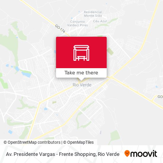 Mapa Av. Presidente Vargas - Frente Shopping