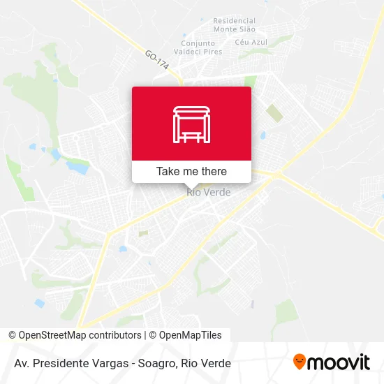 Av. Presidente Vargas - Soagro map
