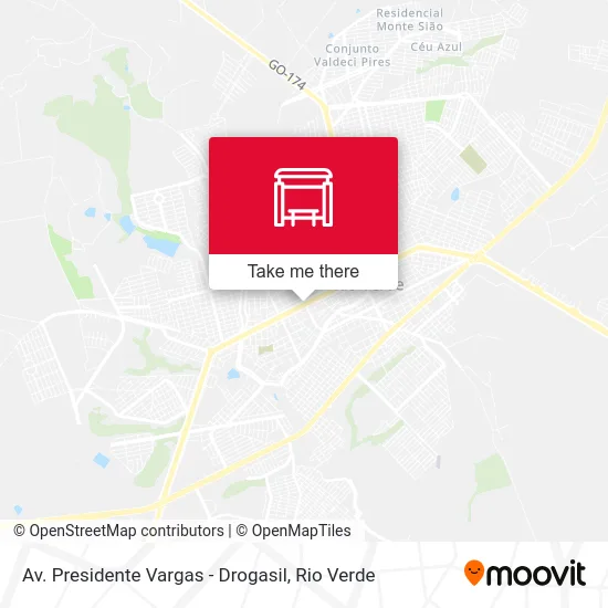 Av. Presidente Vargas - Drogasil map