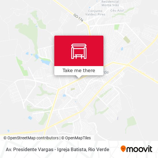 Av. Presidente Vargas - Igreja Batista map