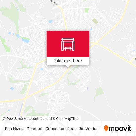 Rua Nizo J. Gusmão - Concessionárias map