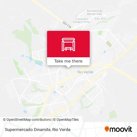 Supermercado Dinamite map