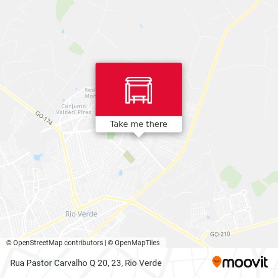 Mapa Rua Pastor Carvalho Q 20, 23