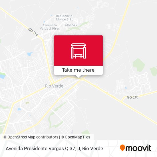 Mapa Avenida Presidente Vargas Q 37, 0