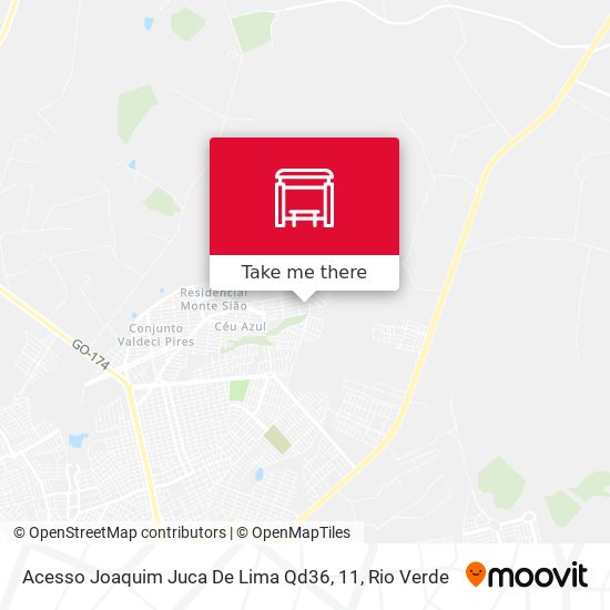 Acesso Joaquim Juca De Lima Qd36, 11 map