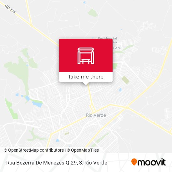 Rua Bezerra De Menezes Q 29, 3 map