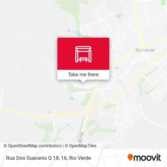 Rua Dos Guaranis Q 18, 16 map
