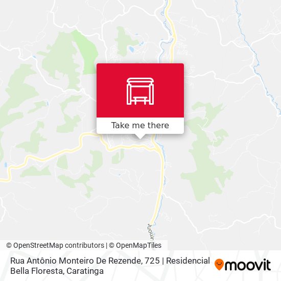 Mapa Rua Antônio Monteiro De Rezende, 725 | Residencial Bella Floresta