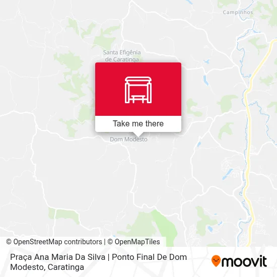 Praça Ana Maria Da Silva | Ponto Final De Dom Modesto map