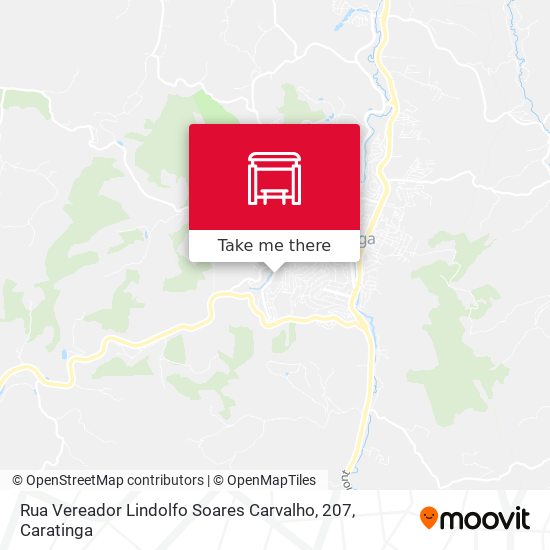 Rua Vereador Lindolfo Soares Carvalho, 207 map