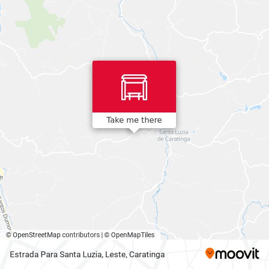 Estrada Para Santa Luzia, Leste map