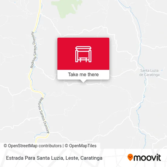 Estrada Para Santa Luzia, Leste map