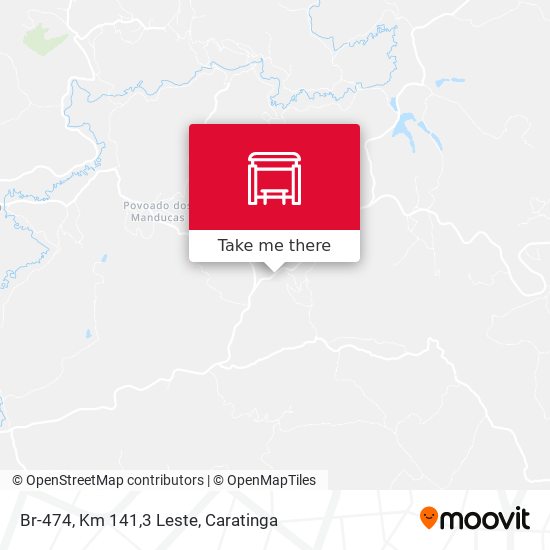 Br-474, Km 141,3 Leste map