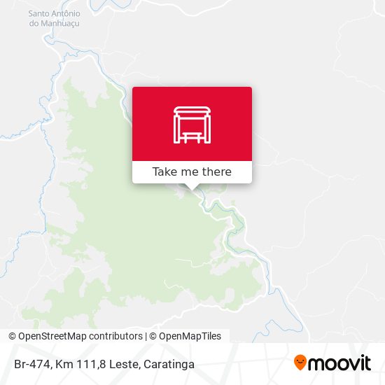 Br-474, Km 111,8 Leste map