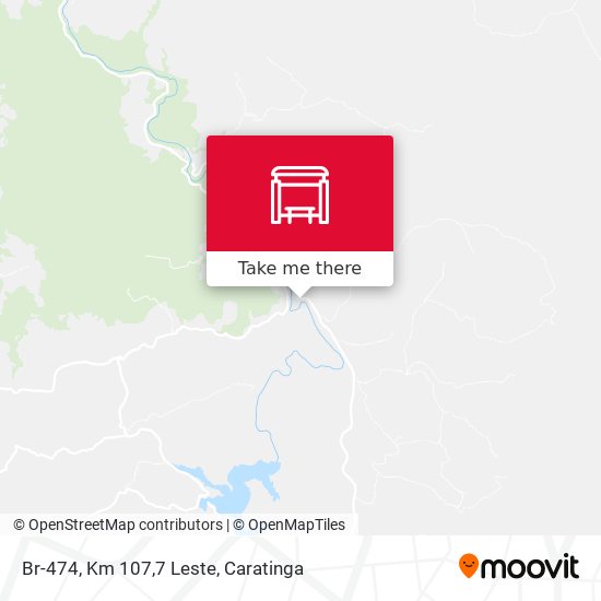Br-474, Km 107,7 Leste map