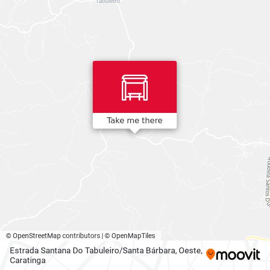 Estrada Santana Do Tabuleiro / Santa Bárbara, Oeste map