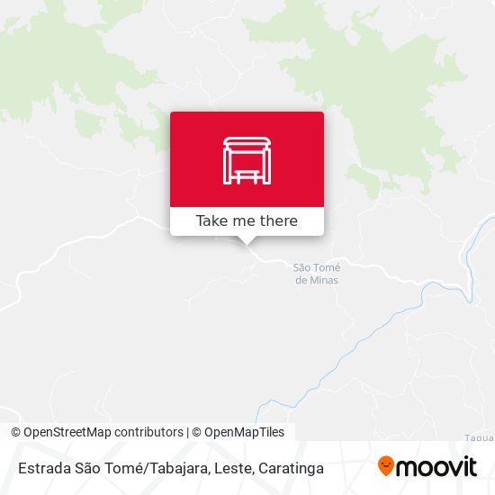 Estrada São Tomé / Tabajara, Leste map