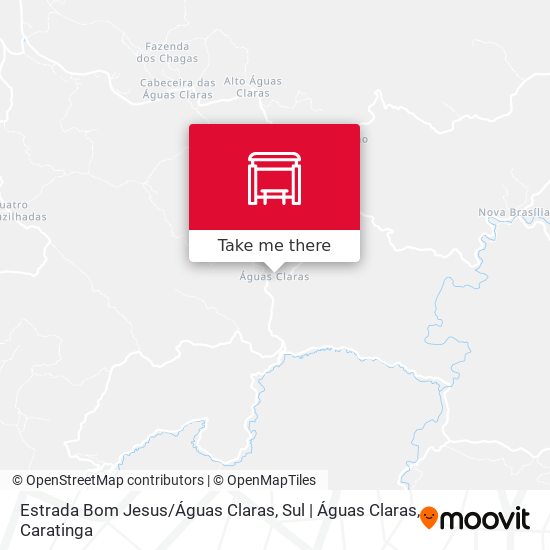 Estrada Bom Jesus / Águas Claras, Sul | Águas Claras map