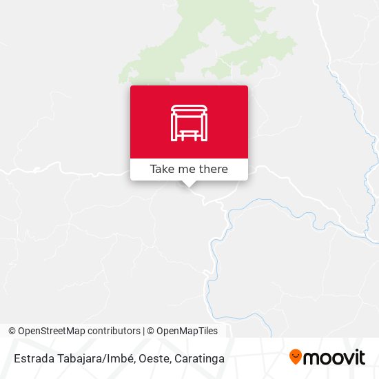 Estrada Tabajara/Imbé, Oeste map