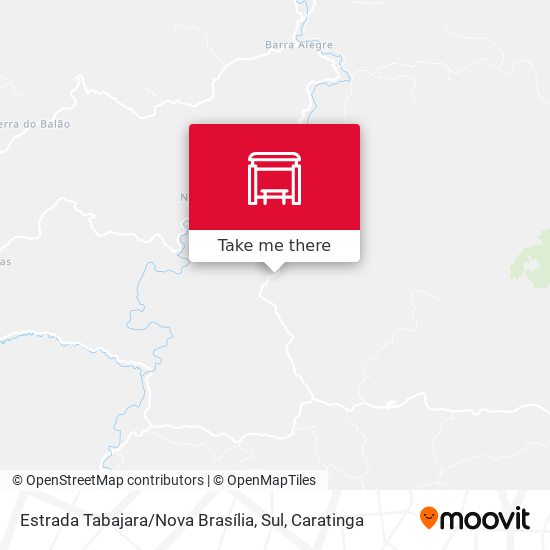 Estrada Tabajara / Nova Brasília, Sul map
