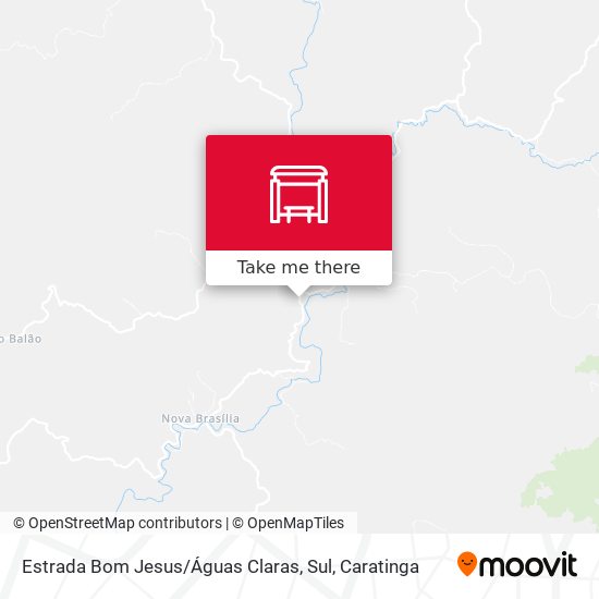 Estrada Bom Jesus / Águas Claras, Sul map