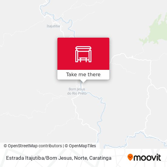 Estrada Itajutiba / Bom Jesus, Norte map