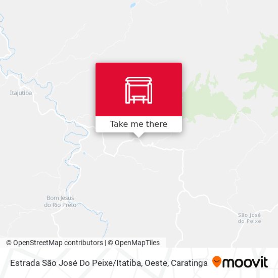 Estrada São José Do Peixe / Itatiba, Oeste map