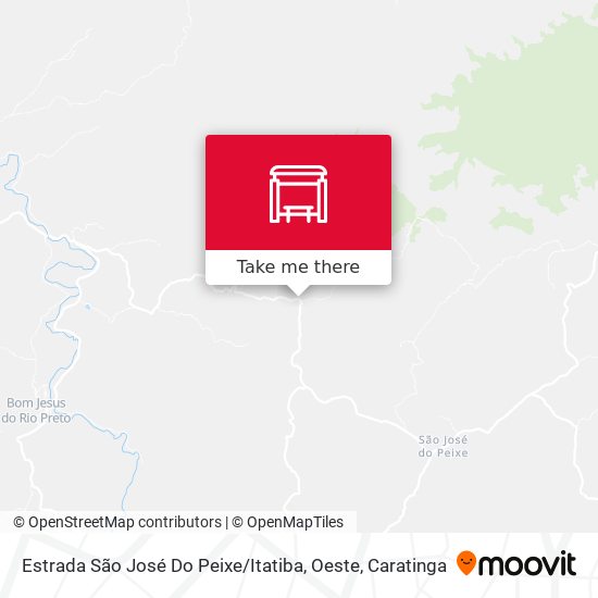 Estrada São José Do Peixe / Itatiba, Oeste map