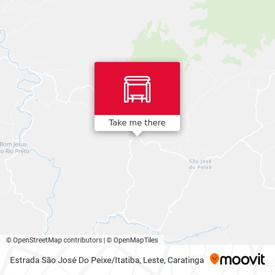Estrada São José Do Peixe / Itatiba, Leste map