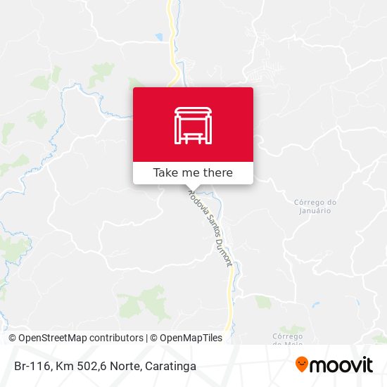 Br-116, Km 502,6 Norte map