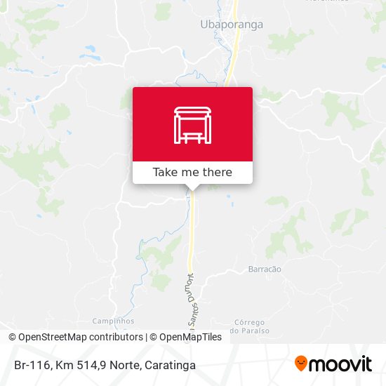 Br-116, Km 514,9 Norte map