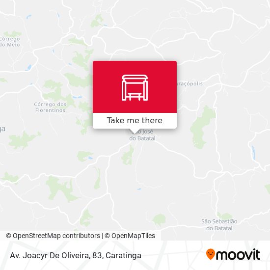 Av. Joacyr De Oliveira, 83 map