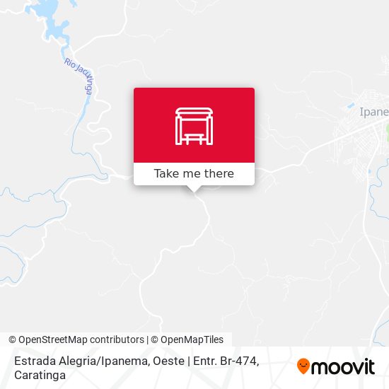 Estrada Alegria / Ipanema, Oeste | Entr. Br-474 map