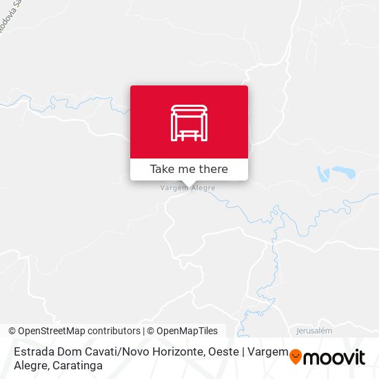 Estrada Dom Cavati / Novo Horizonte, Oeste | Vargem Alegre map
