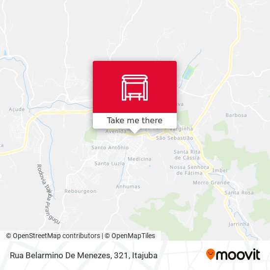 Rua Belarmino De Menezes, 321 map
