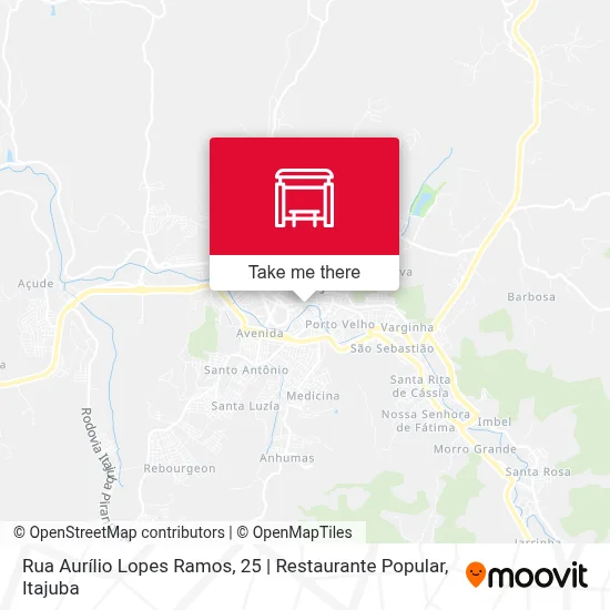 Rua Aurílio Lopes Ramos, 25 | Restaurante Popular map